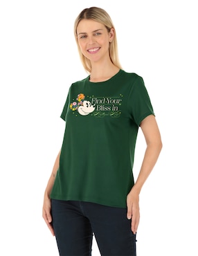 Playera manga corta Disney DTR Minnie Mouse para mujer