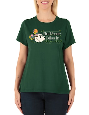 Playera manga corta Disney DTR Minnie Mouse para mujer