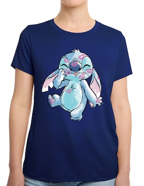 Playera manga corta Disney DTR Stitch para mujer