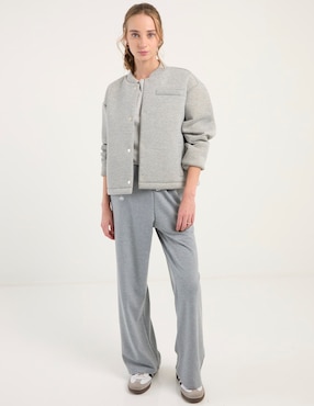 Pants straight Non Stop con elástico para mujer