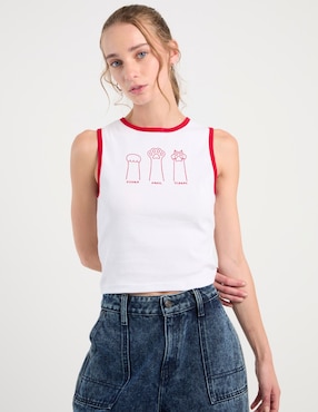 Playera Non Stop cuello redondo para mujer