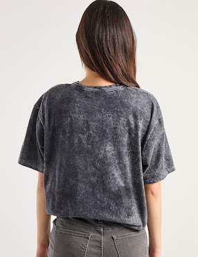 Playera manga corta Non Stop cuello redondo para mujer