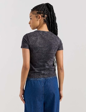 Playera manga corta Non Stop cuello redondo para mujer