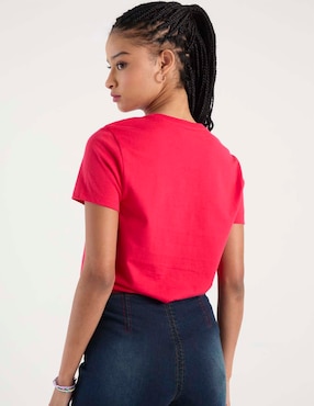 Playera manga corta Non Stop cuello redondo para mujer