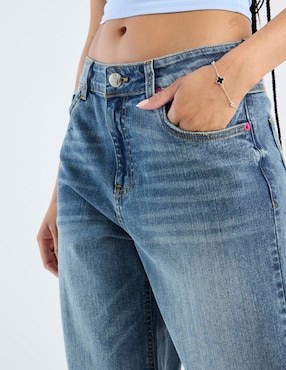 Jeans relaxed amplio a la cintura Non Stop para mujer