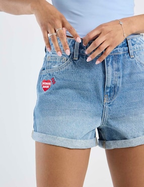 Short Non Stop de mezclilla para mujer