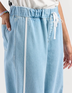 Jeans relaxed straight cintura Non Stop para mujer