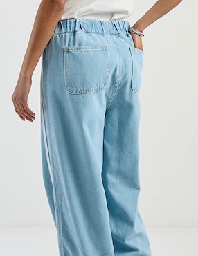 Jeans relaxed straight cintura Non Stop para mujer