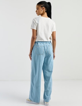 Jeans relaxed straight cintura Non Stop para mujer