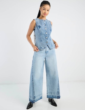 Jeans relaxed amplio a la cintura Non Stop para mujer