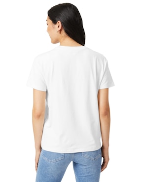 Playera manga corta Nickelodeon cuello redondo para mujer