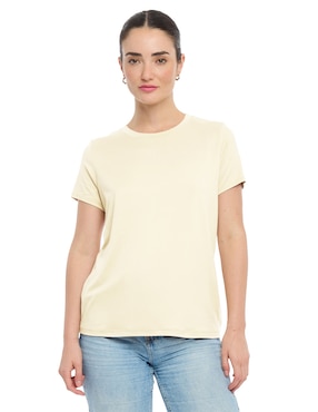 Playera manga corta Disney Dtr Disney cuello redondo para mujer