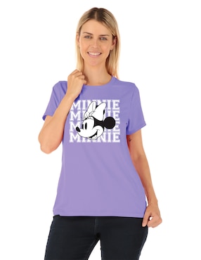 Playera manga corta Disney Dtr Disney cuello redondo para mujer