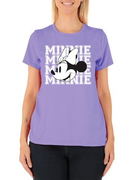 Playera manga corta Disney Dtr Disney cuello redondo para mujer