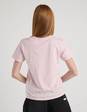 Playera manga corta Disney Alice in Wonderland cuello redondo para mujer