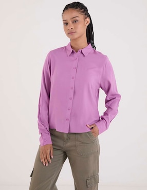 Blusa Non Stop manga larga para mujer