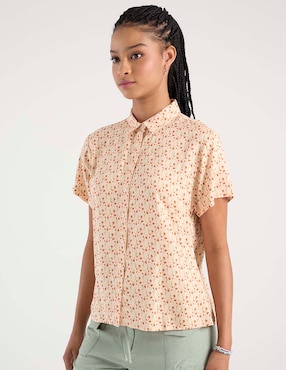 Blusa camisera Non Stop manga corta para mujer