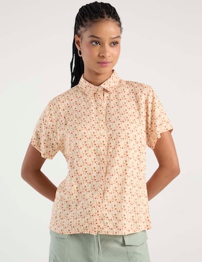 Blusa camisera Non Stop manga corta para mujer