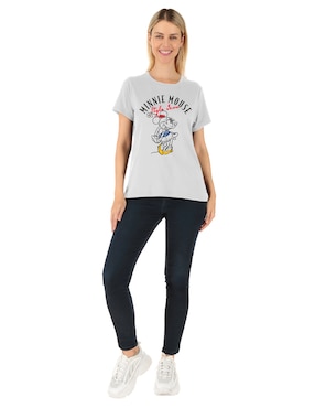 Playera manga corta Disney DTR Disney cuello redondo para mujer