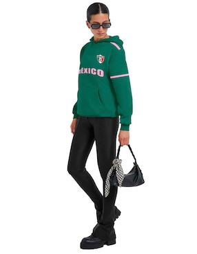 Sudadera con capucha y bolsa FMF México para mujer