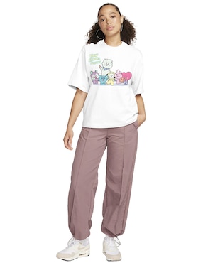 Playera manga corta Tycoon cuello redondo para mujer