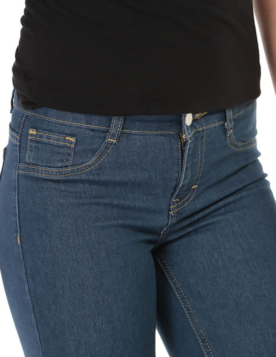 Jeans super skinny Non Stop lavado claro corte cintura para mujer
