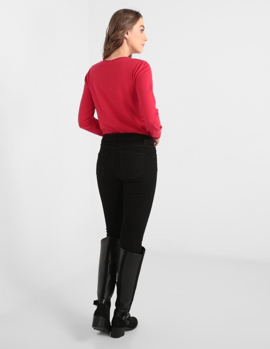 JEANS NON STOP, 5, NEGRO DENIM CINTURA