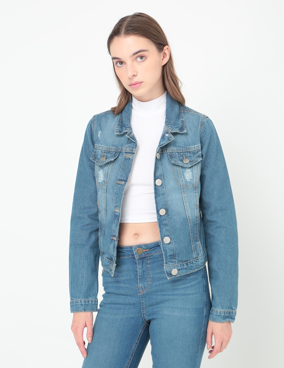 CHAMARRA NON ST, G, ÍNDIGO DENIM MEDIO