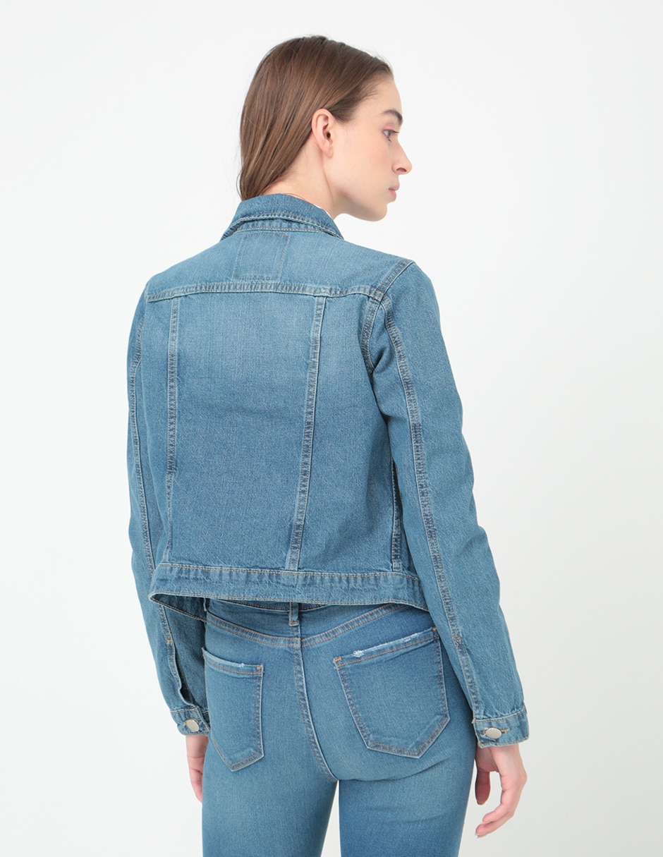 CHAMARRA NON ST, G, ÍNDIGO DENIM MEDIO