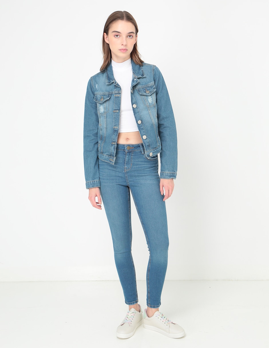 CHAMARRA NON ST, G, ÍNDIGO DENIM MEDIO