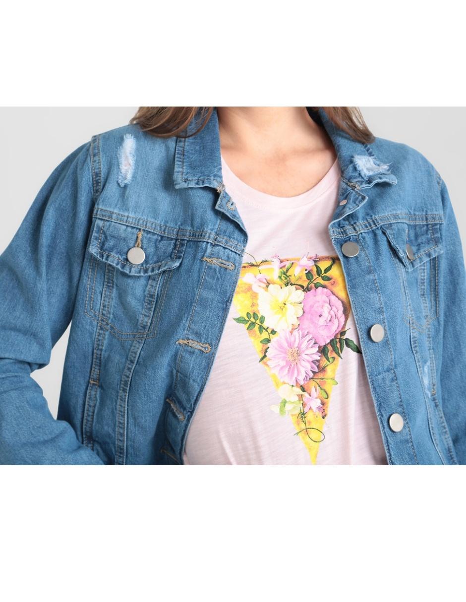 CHAMARRA NON ST, G, ÍNDIGO DENIM MEDIO