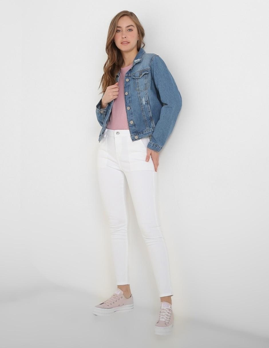CHAMARRA NON ST, G, ÍNDIGO DENIM MEDIO