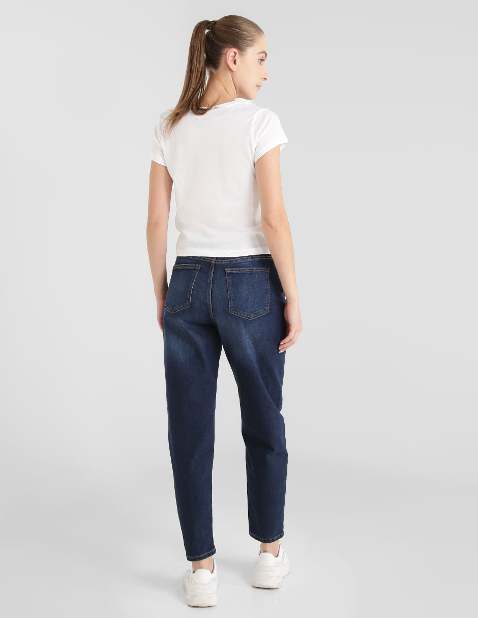 Jeans relaxed mom para mujer 5