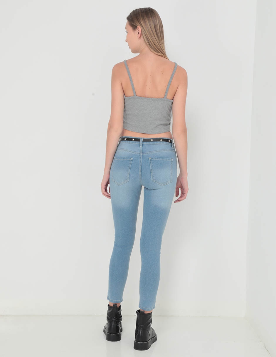 Jeans slim Non Stop corte cintura alta para mujer