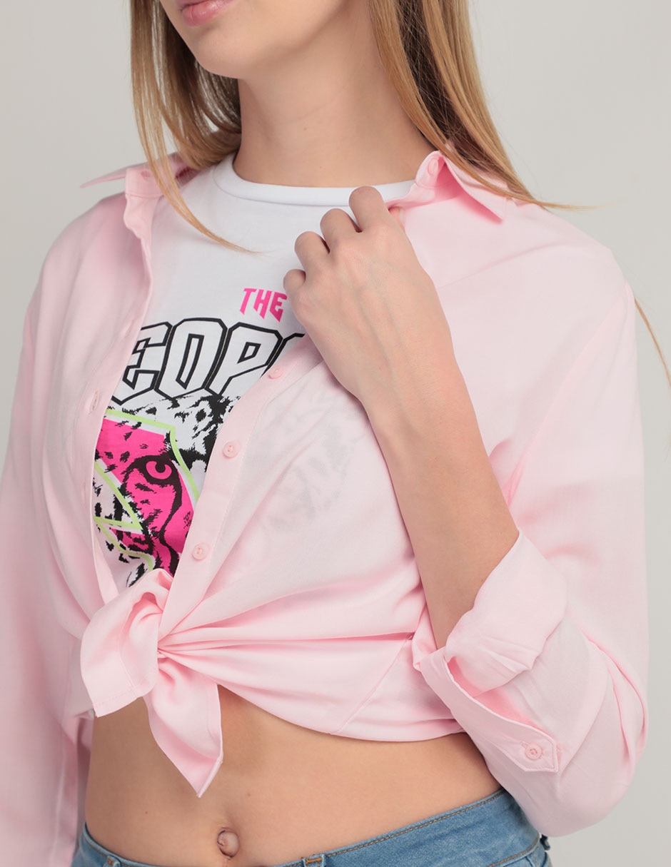 Blusa Non Stop manga larga para mujer