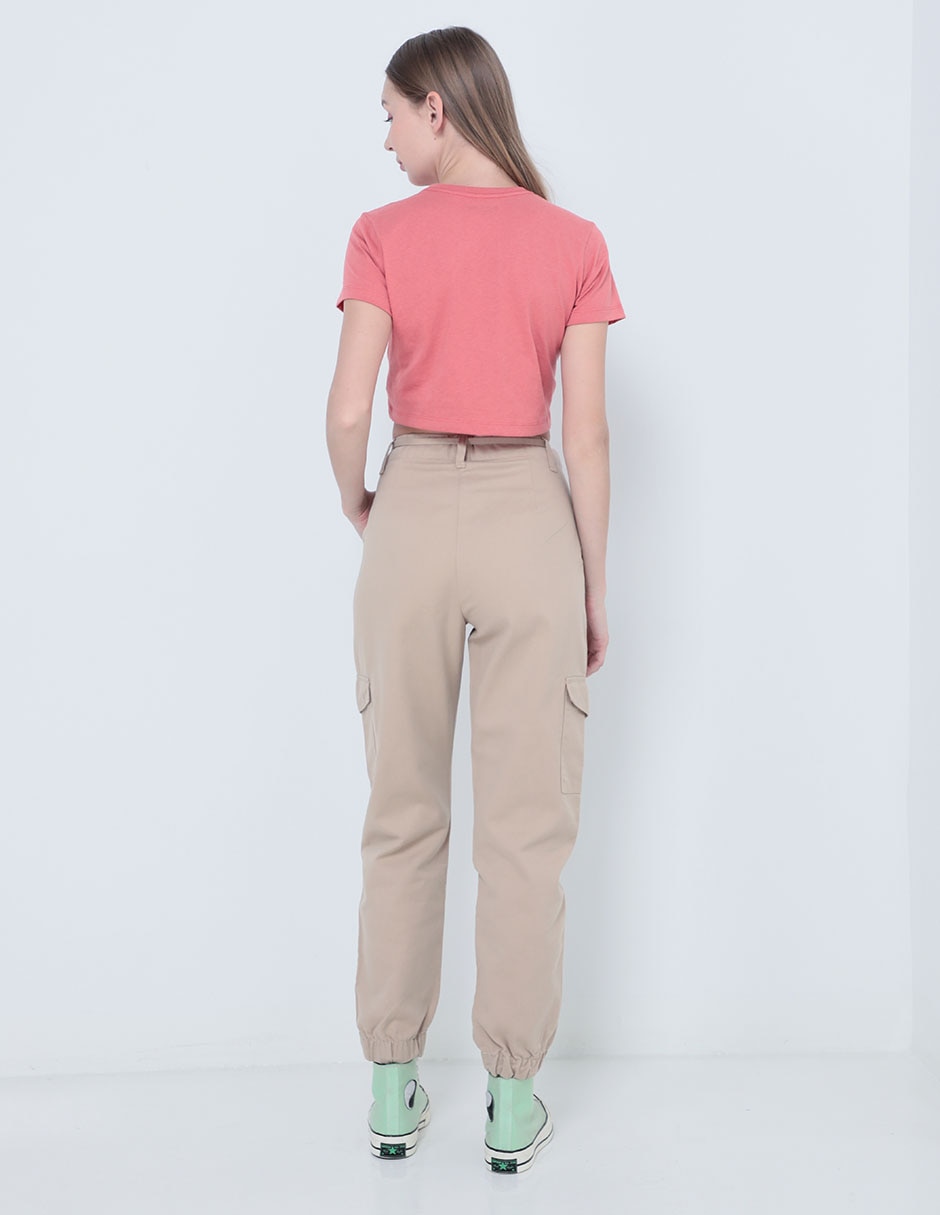 PANTALON JOGGER NON ST, 3, KHAKI CLARO