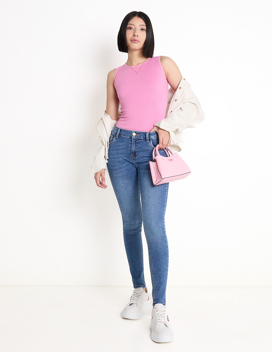 JEANS 2484607P0, 7, ÍNDIGO DENIM MEDIO
