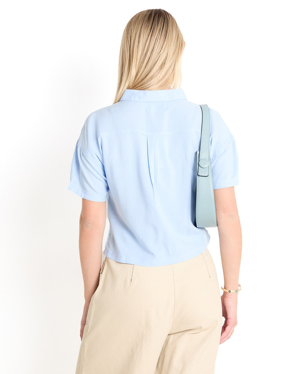 BLUSA NSM25194-P01 NO, CH, DENIM CLARO