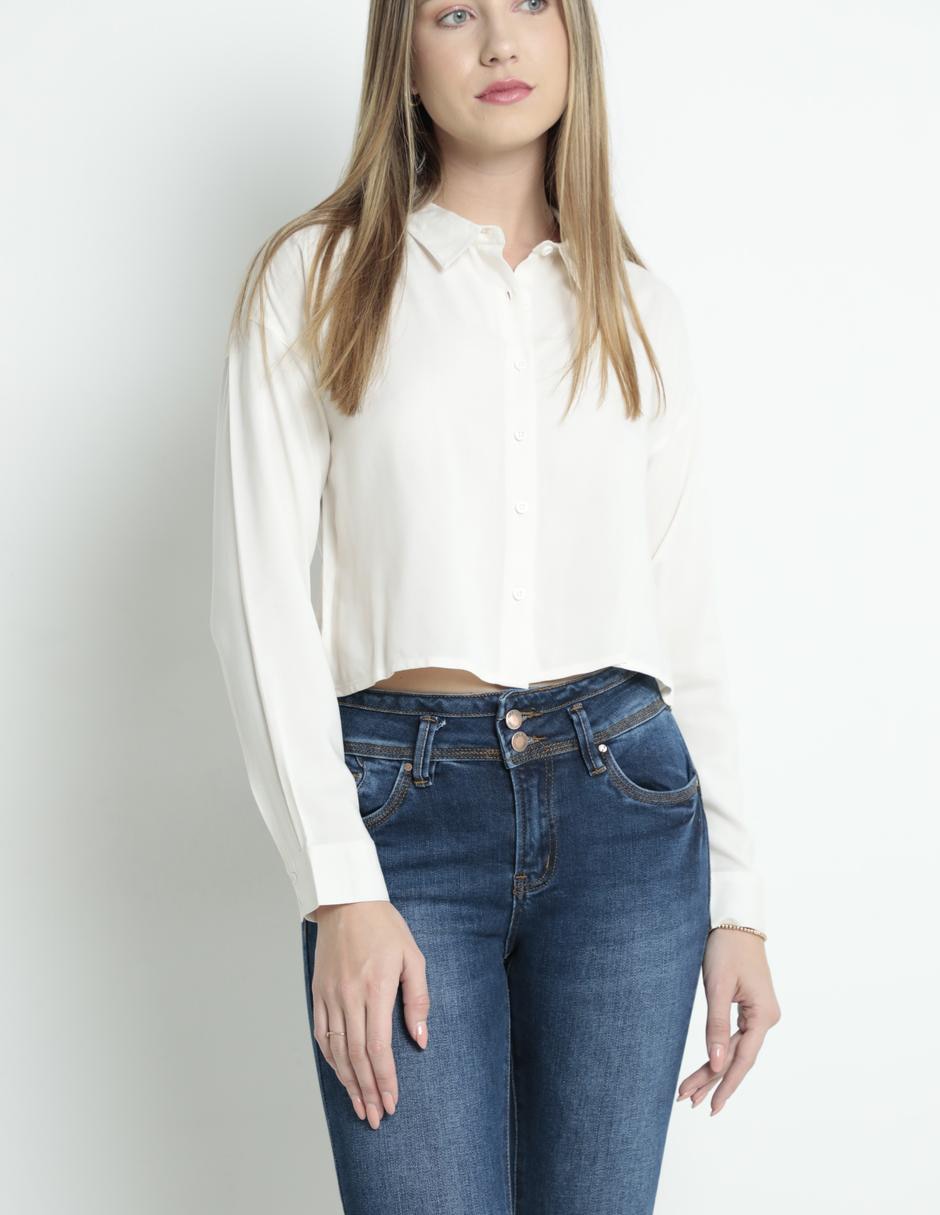 Blusa manga larga para mujer 5