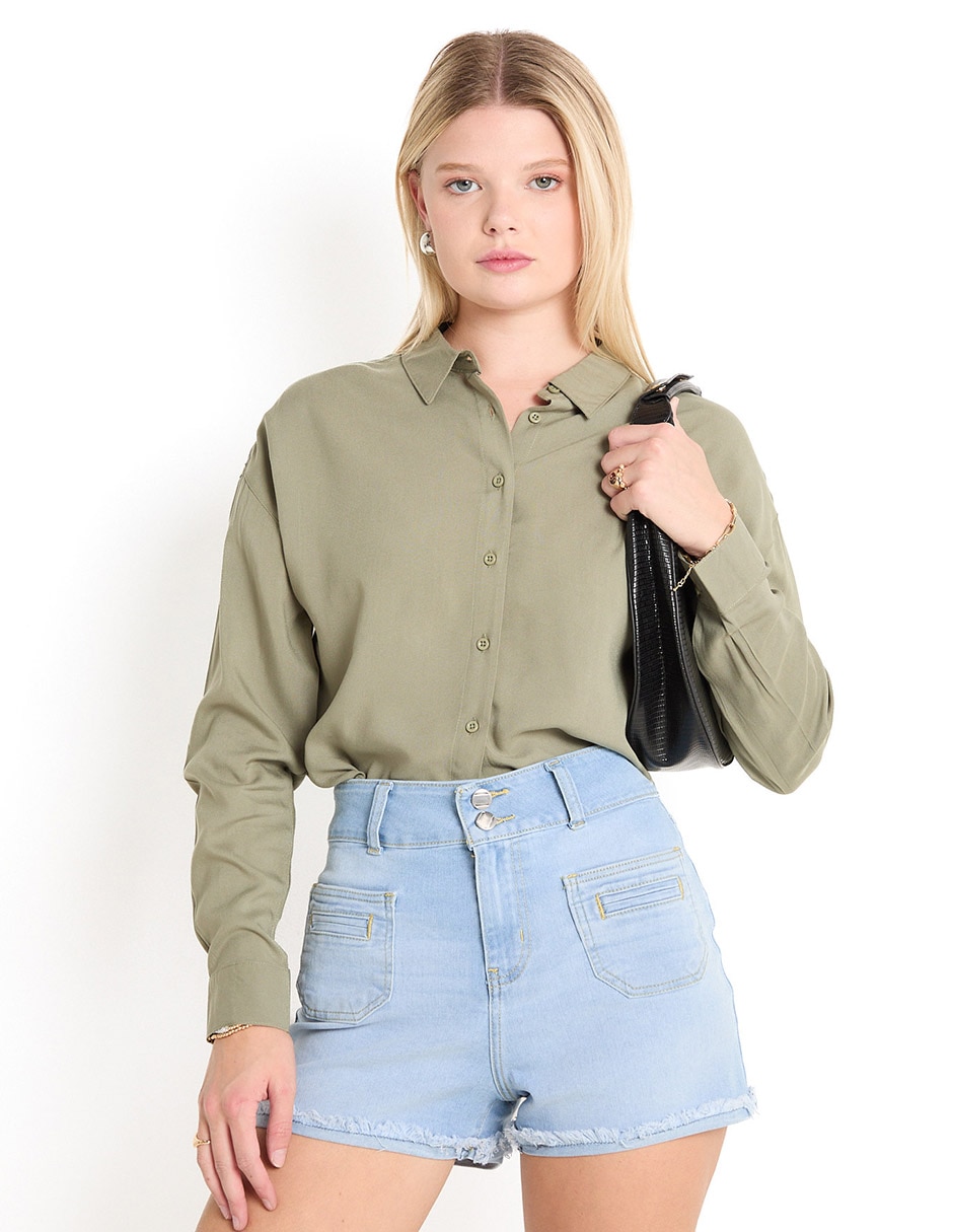 Blusa manga larga para mujer Blusa manga larga para mujer