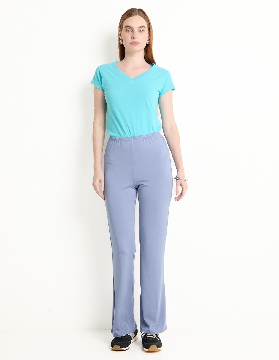 LEGGIN NON STOP, EG, AZUL ACERO LISO