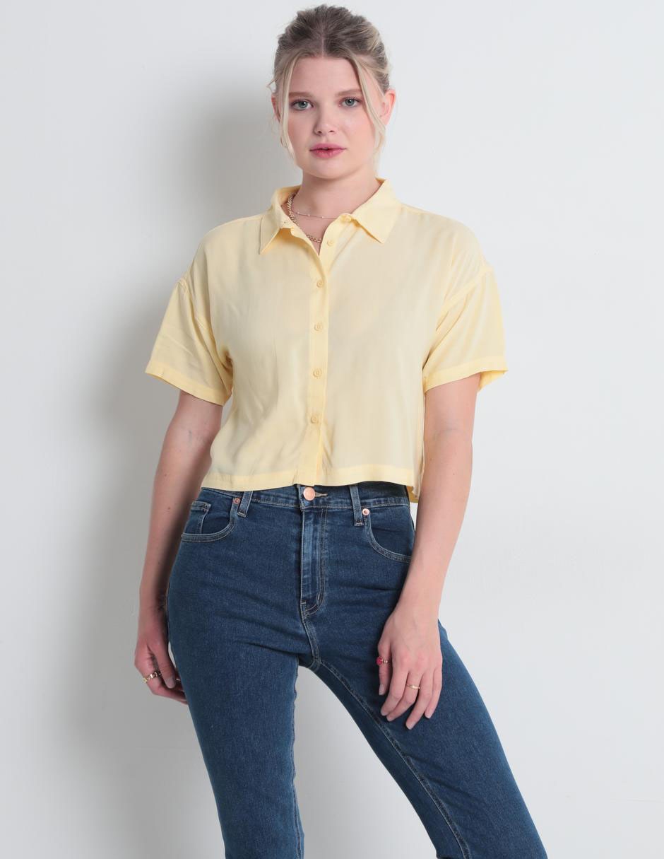 Blusa camisera Non Stop manga corta para mujer