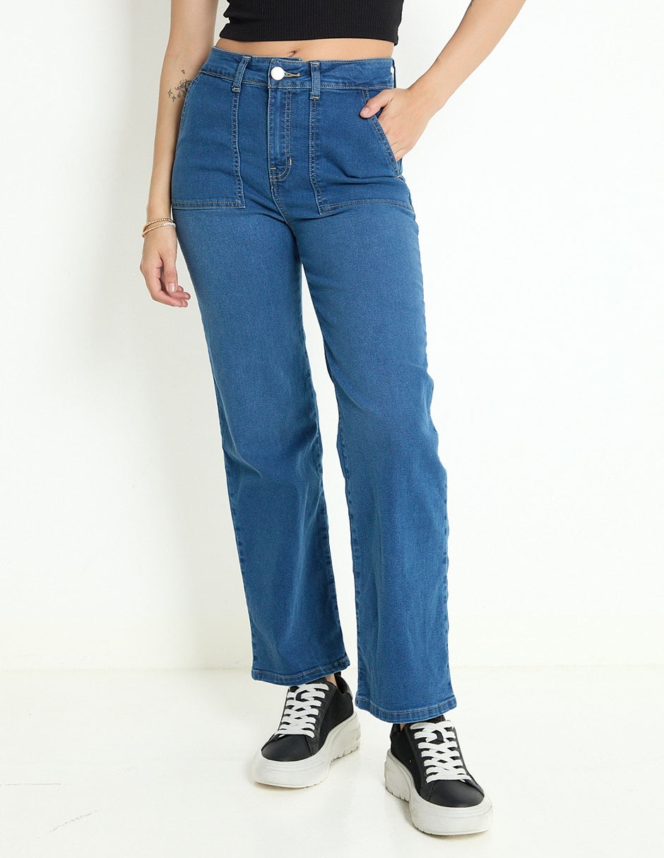 Mom Jeans Pantalones En Liverpool Para Mujer Jeans Amplio Savage