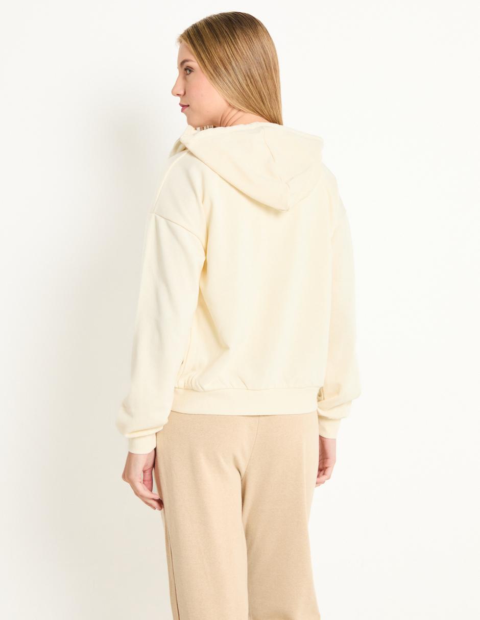 Sudadera con capucha y bolsa para mujer 2