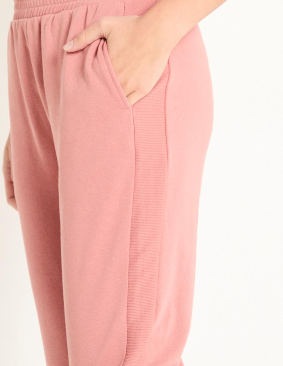 Pants slim con elástico para mujer 4