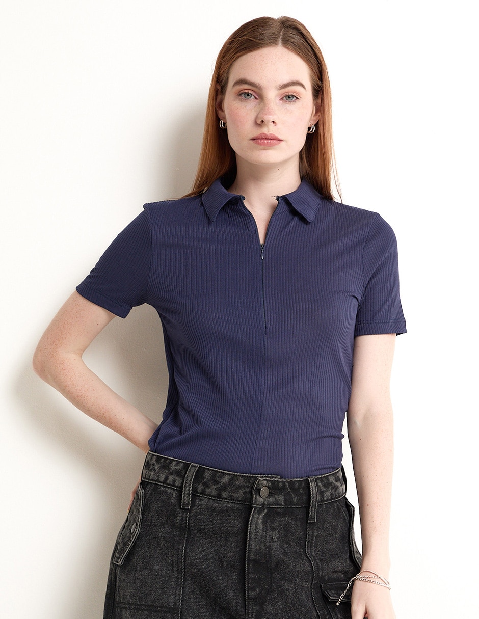 Playera tipo polo Non Stop para mujer