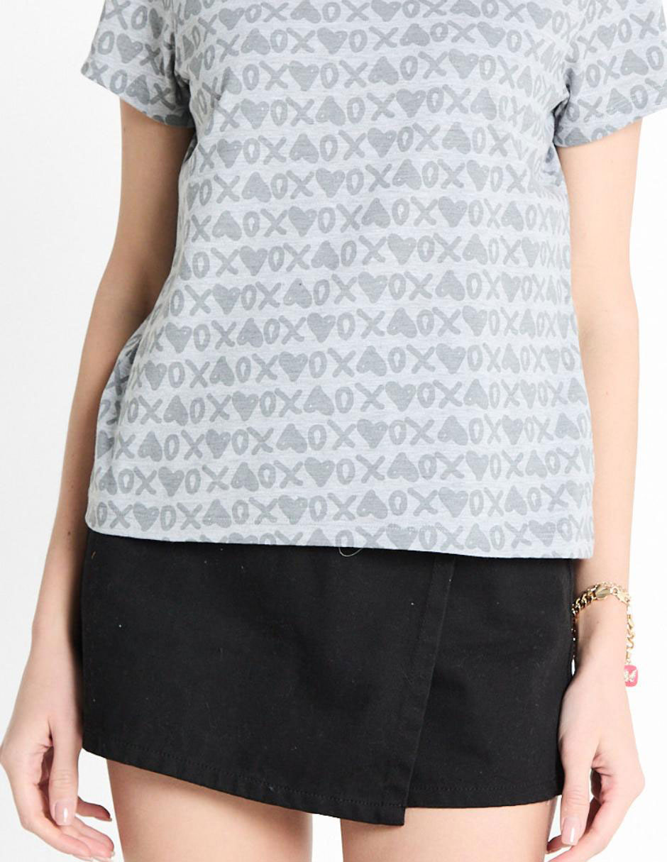 Playera manga corta cuello redondo para mujer 5
