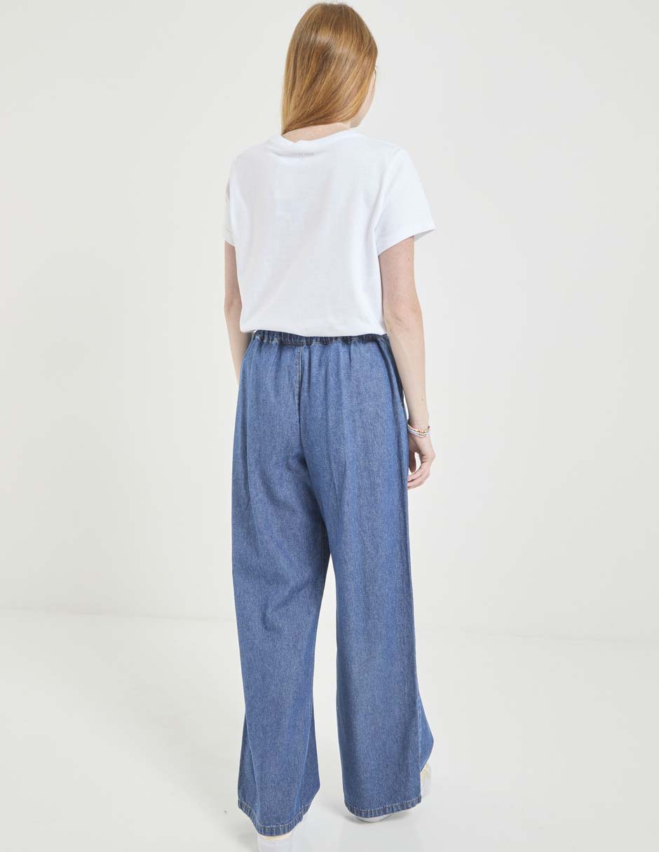 Jeans relaxed wide leg para mujer 2