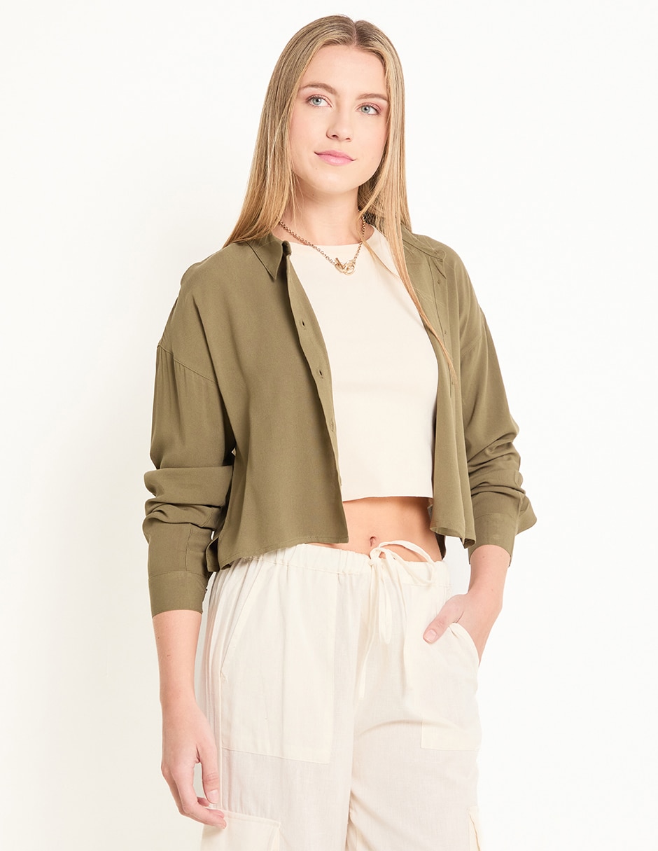 Blusa manga larga para mujer 1