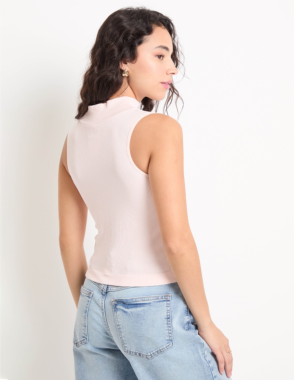 Blusa sin manga para mujer 2